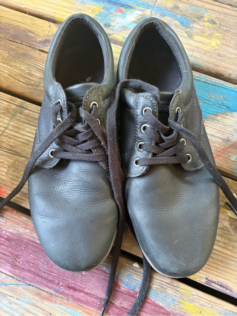 Dr. Martens black “Mason” laceup sneakers